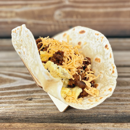 chorizo-egg-&-cheese-taco